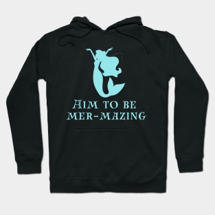 Mermaid club quote cute ocean graphic Hoodie